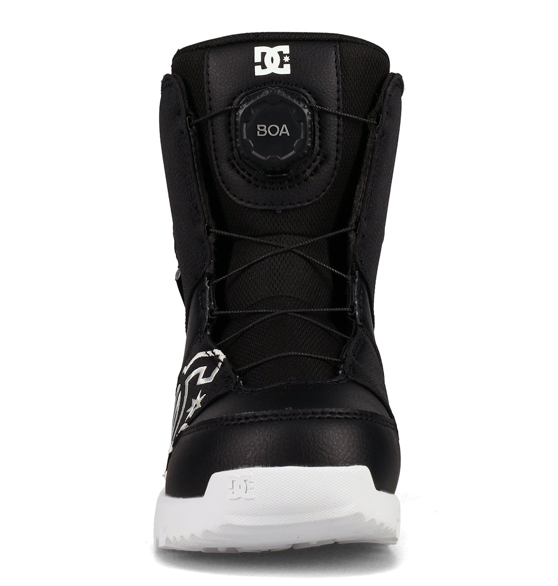 Kids' Scout Snowboard Boots - Black/White | DC Shoes