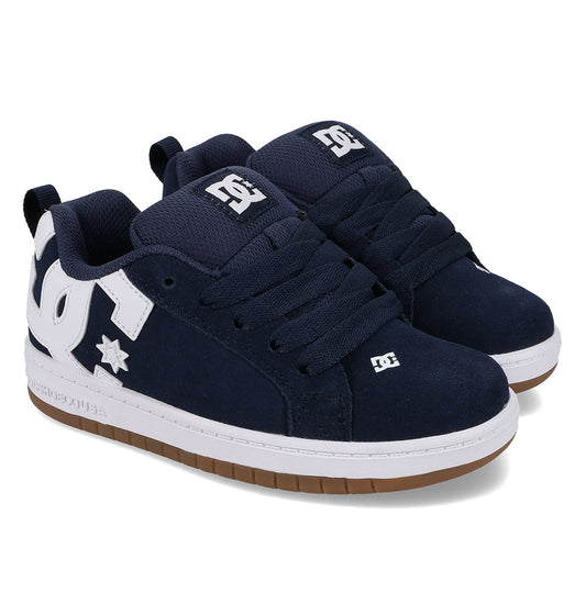 Kids' Court Graffik Shoes - Blue/White | DC Shoes