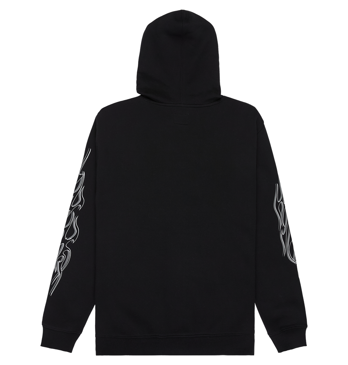 Men's Side Flame Hoodie - Black | DC Shoes