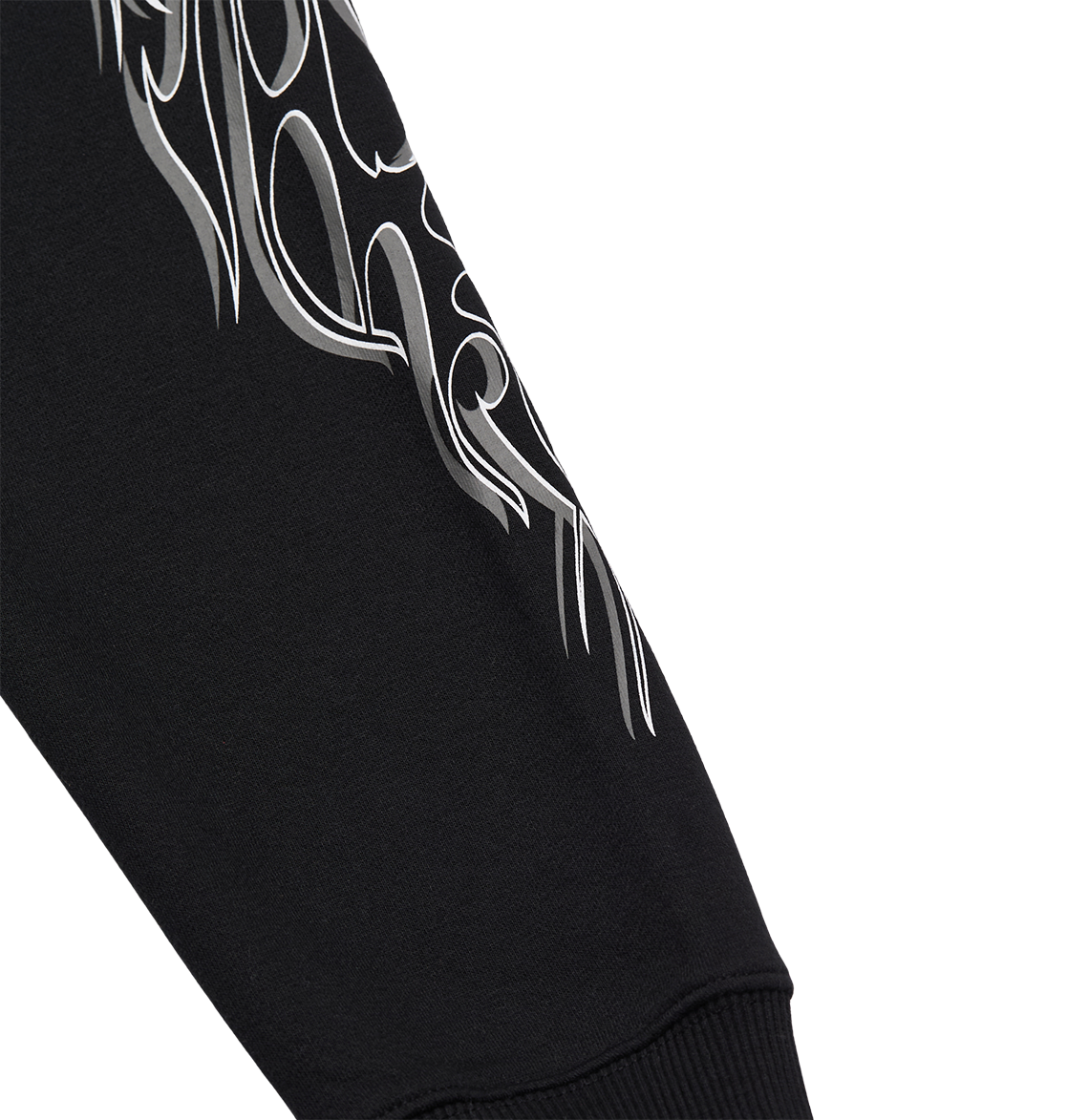 Men's Side Flame Hoodie - Black | DC Shoes