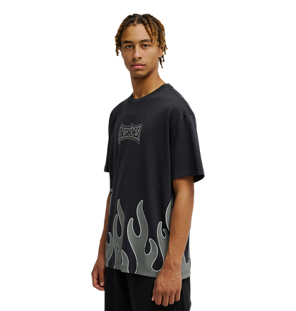 Men's DC Burning Diamonds Tee - Black 2 | DC Shoes