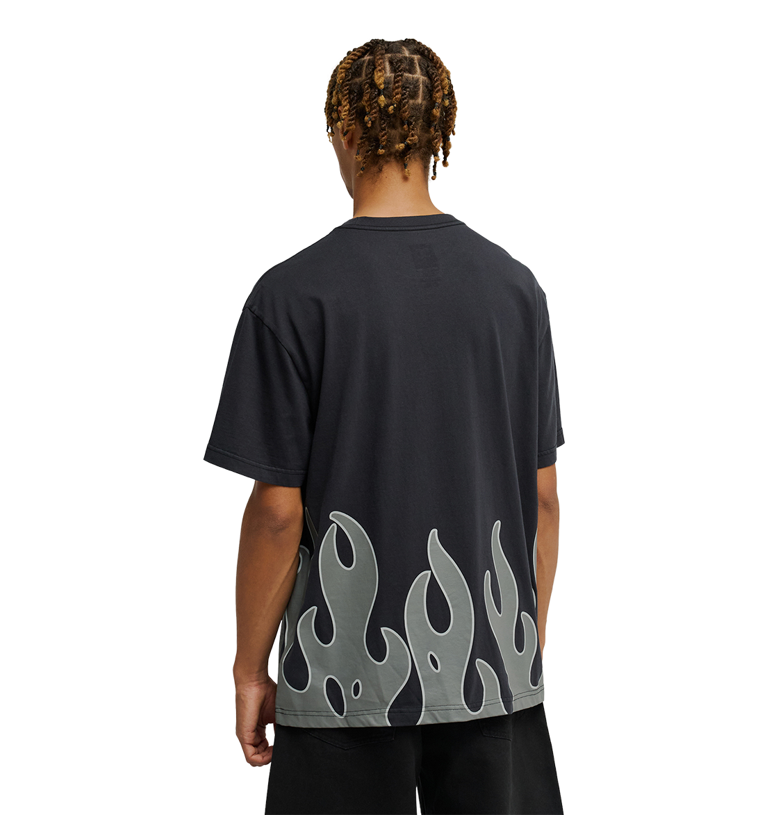 Men's DC Burning Diamonds Tee - Black 2 | DC Shoes