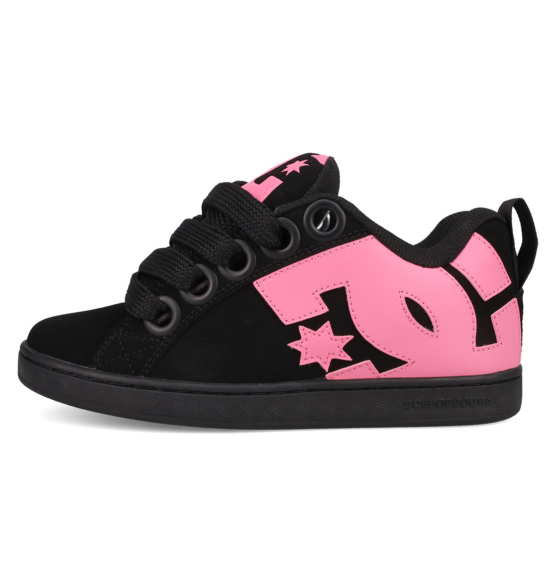 Women's Court Graffik Puff Shoes - Black/Pink | DC Shoes