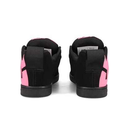 Women's Court Graffik Puff Shoes - Black/Pink | DC Shoes
