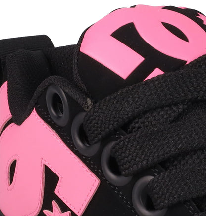 Women's Court Graffik Puff Shoes - Black/Pink | DC Shoes