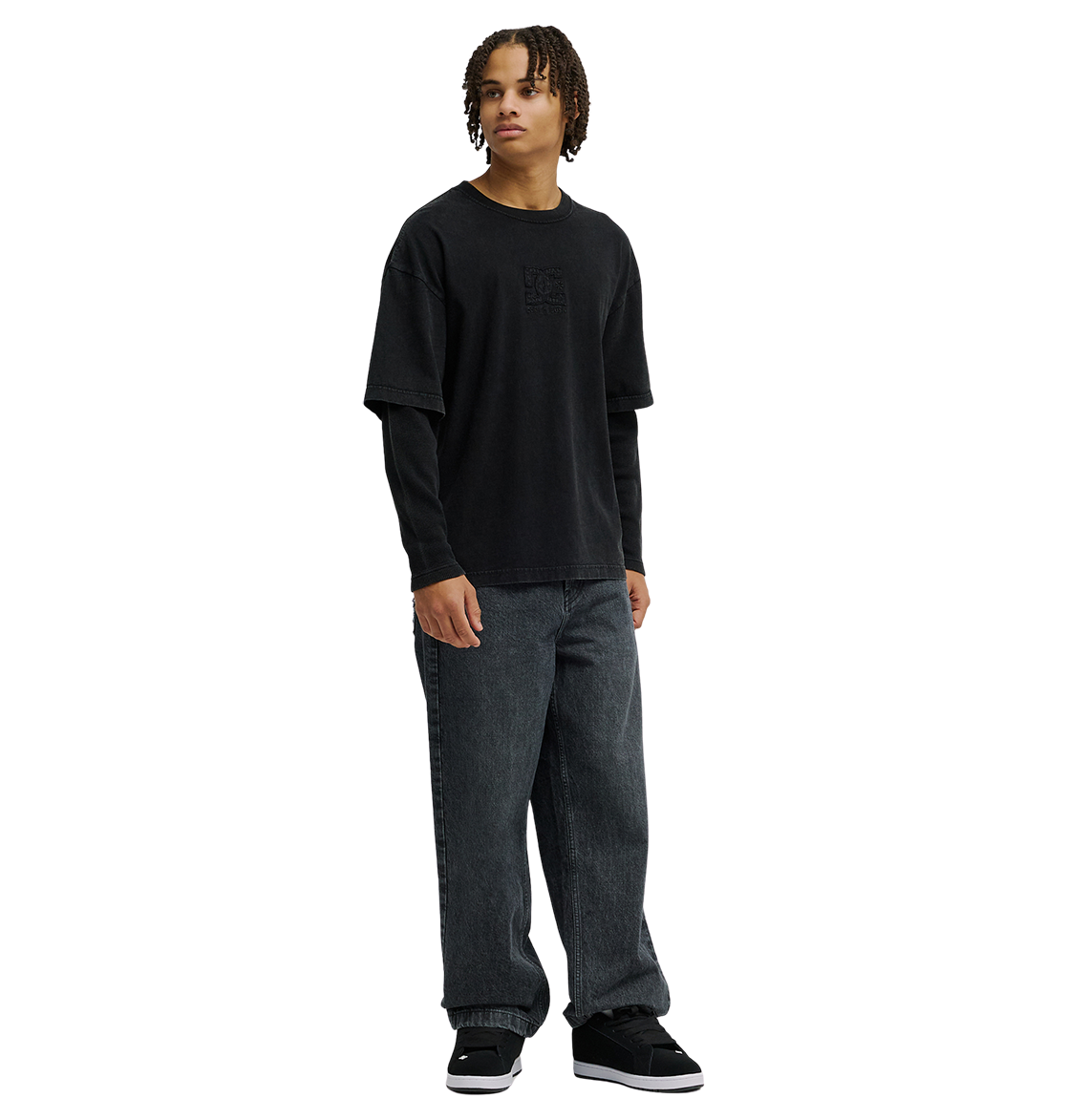 Men's DC Twofer Long Sleeve - Black | DC Shoes