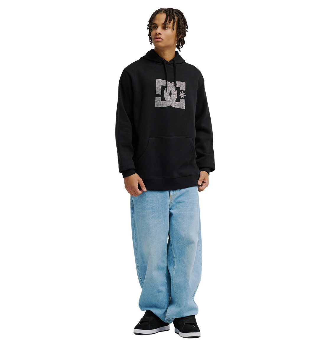 Men's DC Strass Star Hoodie - Black | DC Shoes