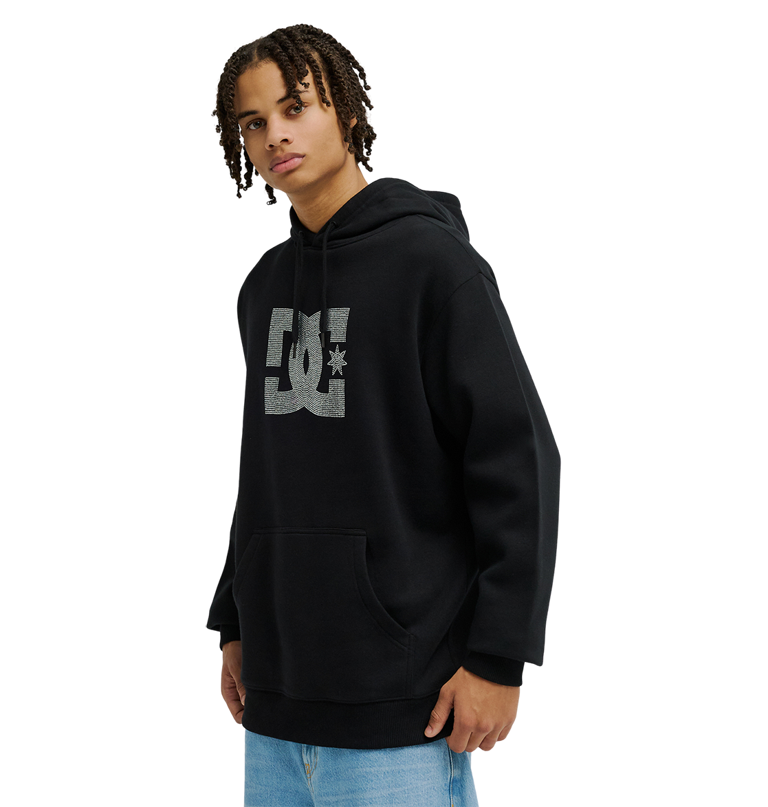 Men's DC Strass Star Hoodie - Black | DC Shoes
