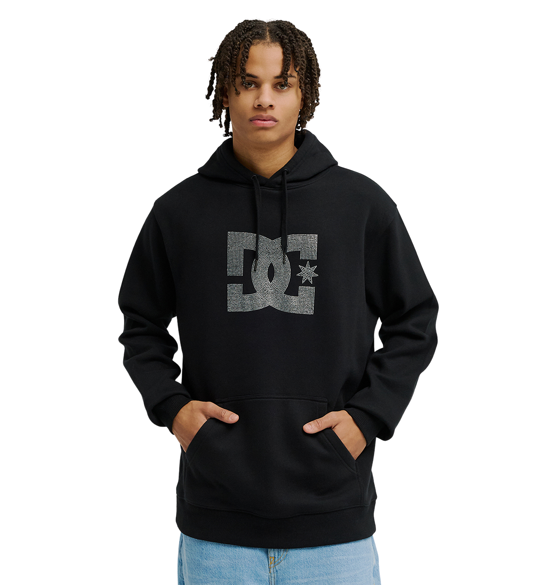 Men's DC Strass Star Hoodie - Black | DC Shoes