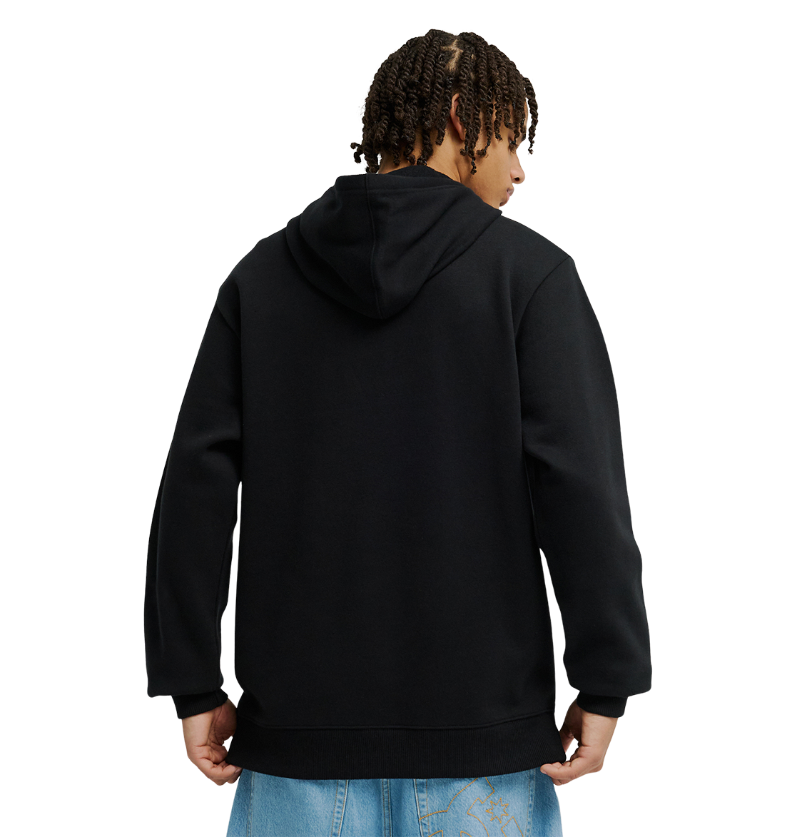 Men's DC Strass Star Hoodie - Black | DC Shoes