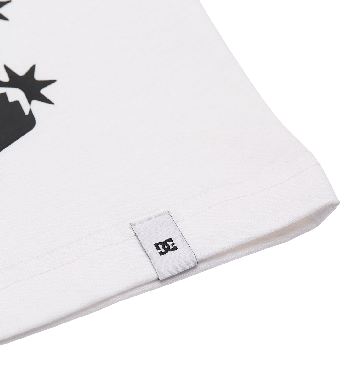 Men's DC Side Flame Tee - White | DC Shoes