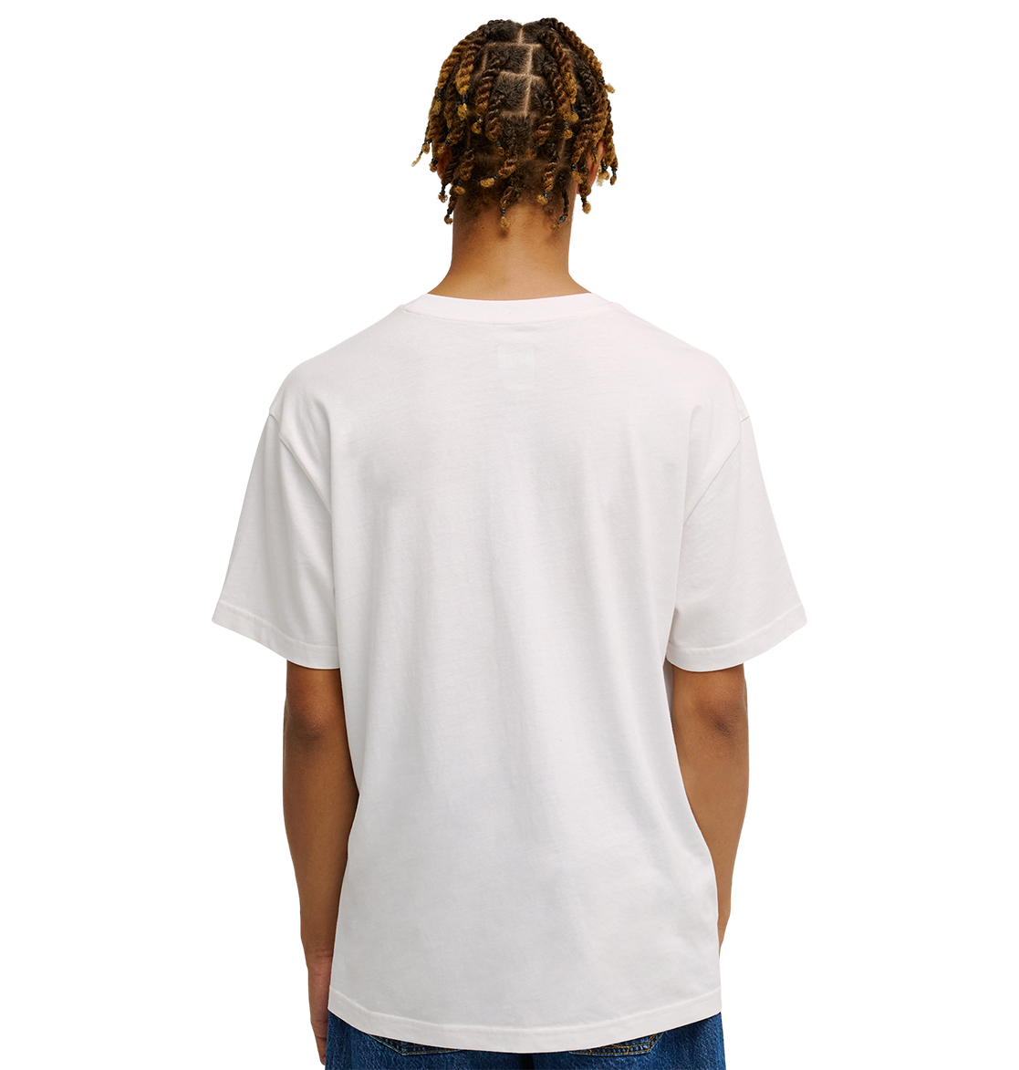 Men's DC Heritage Font Tee - White | DC Shoes