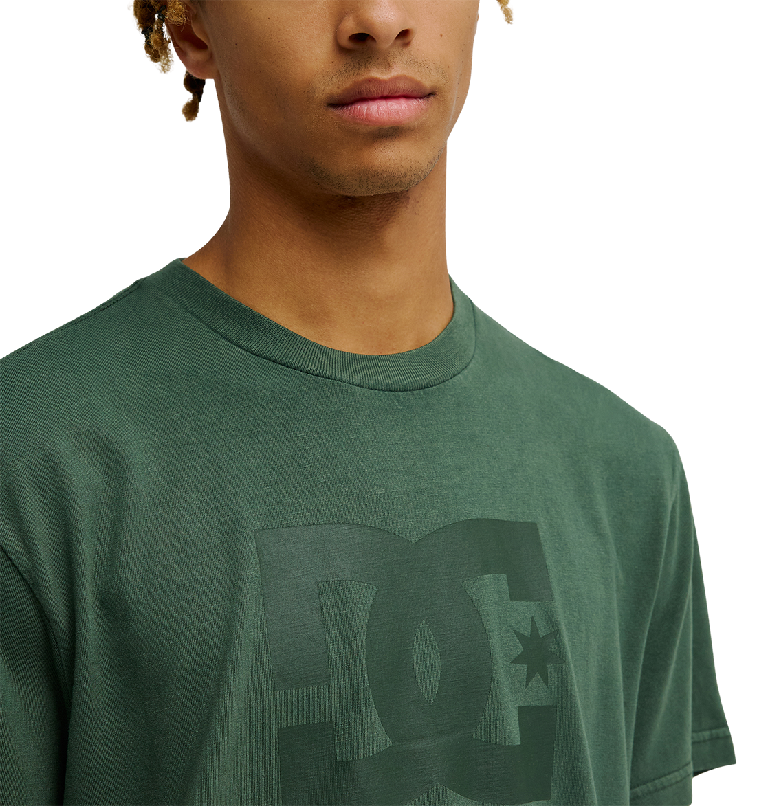 Men's DC Star Pigment Dye Tee - Deep Forest | DC Shoes