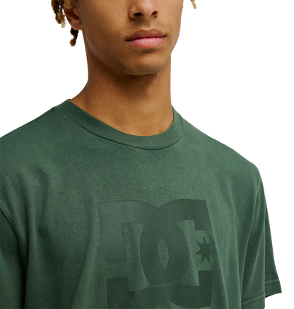 Men's DC Star Pigment Dye Tee - Deep Forest | DC Shoes
