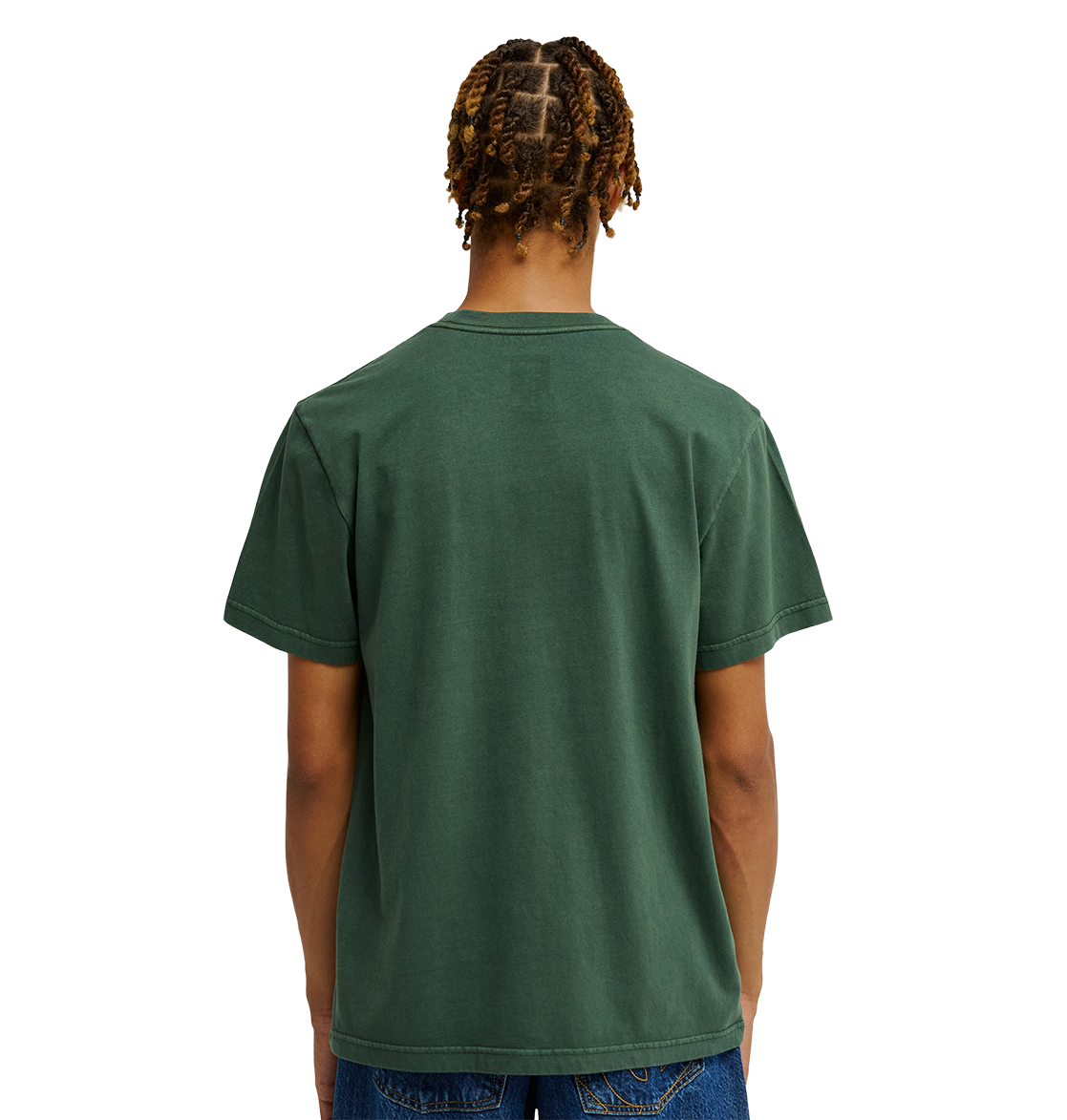 Men's DC Star Pigment Dye Tee - Deep Forest | DC Shoes