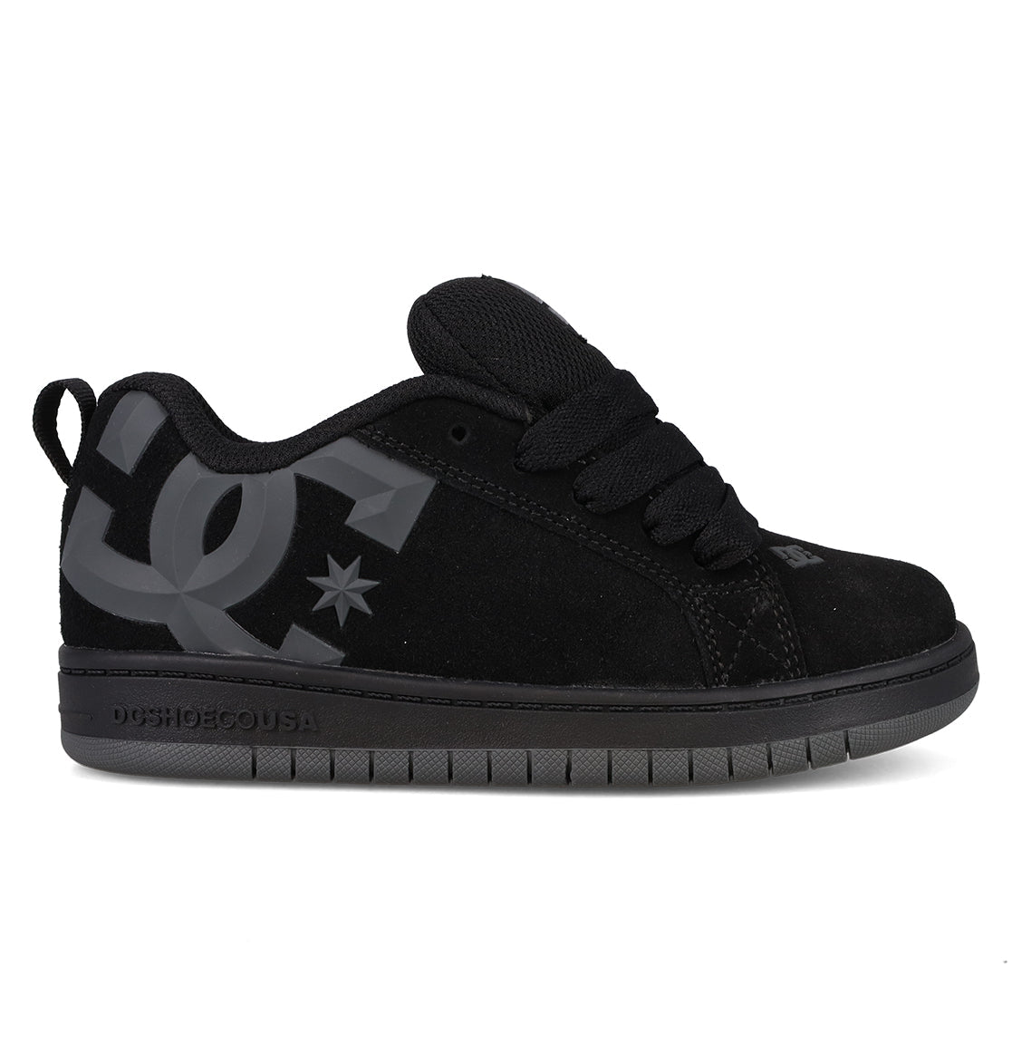 Kids' Court Graffik Beveled Special Edition Shoes - Black/Grey | DC Shoes