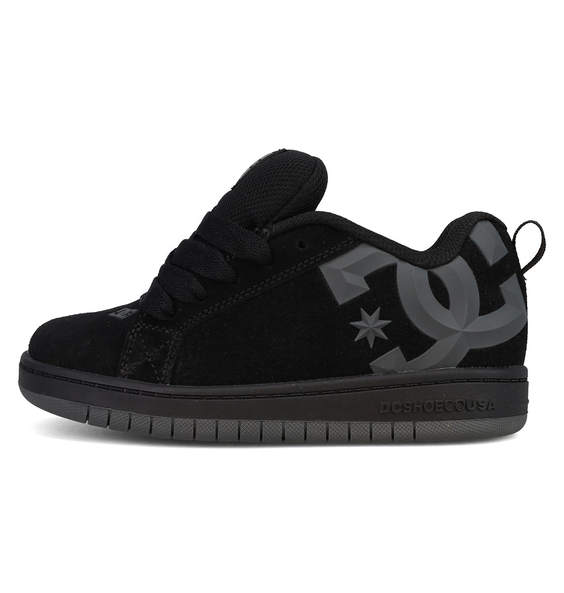 Kids' Court Graffik Beveled Special Edition Shoes - Black/Grey | DC Shoes