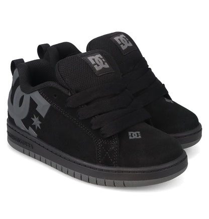 Kids' Court Graffik Beveled Special Edition Shoes - Black/Grey | DC Shoes