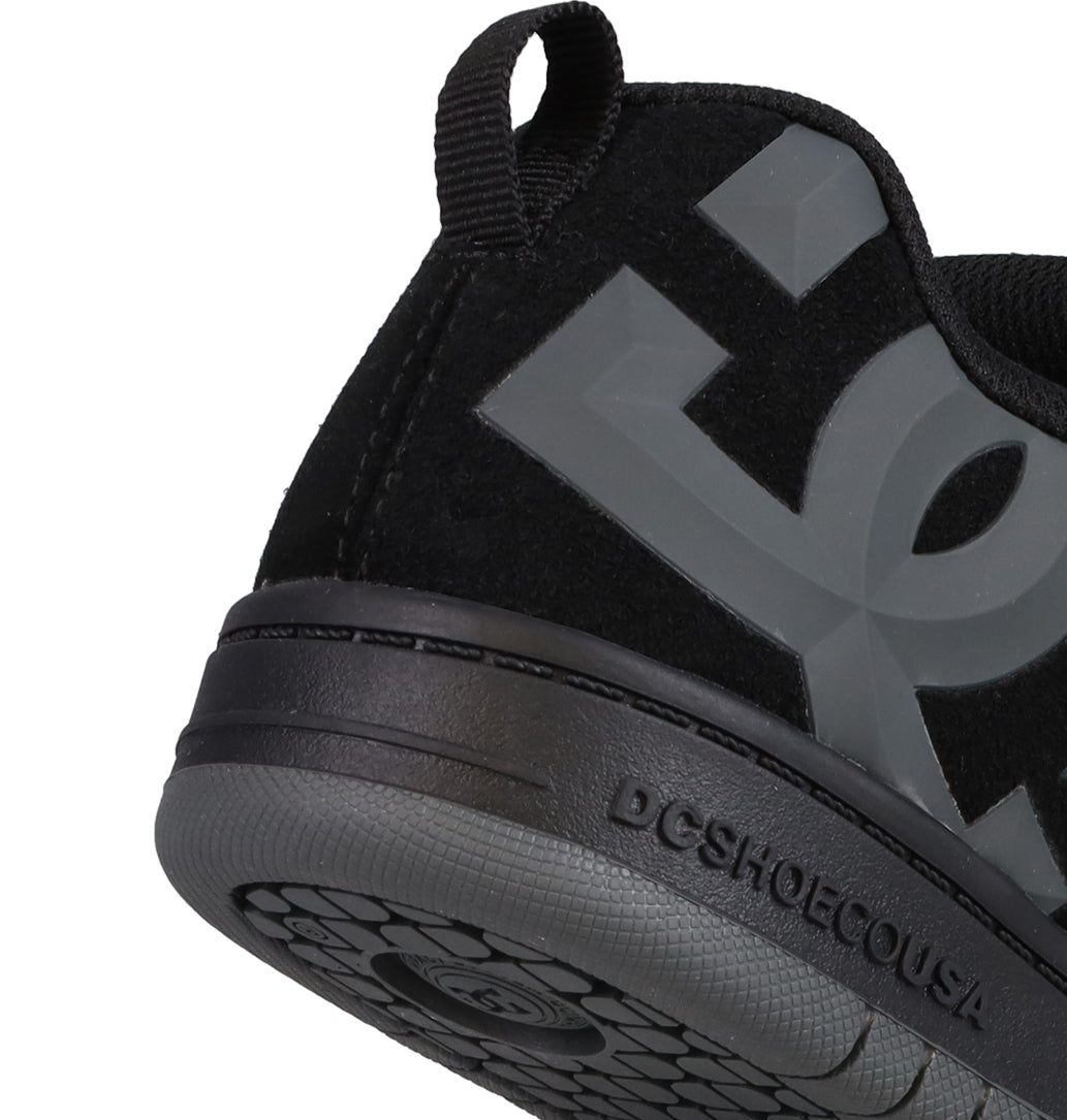 Kids' Court Graffik Beveled Special Edition Shoes - Black/Grey | DC Shoes