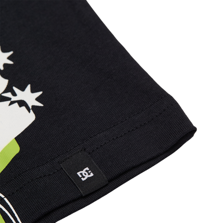 Kids' Side Flame Tee - Black | DC Shoes