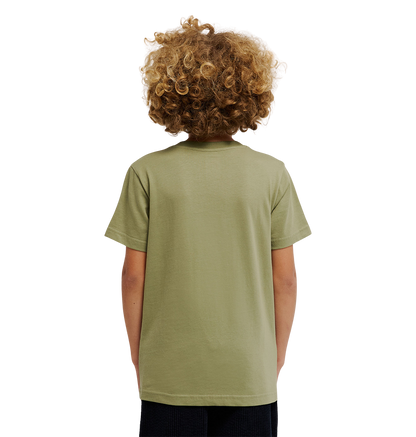 Kids' Star Filled Tee - Oil Green | DC Shoes