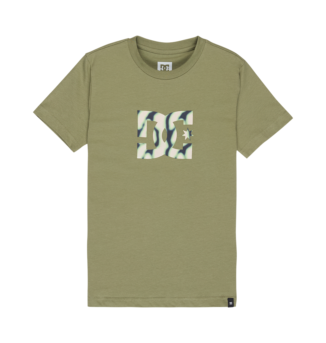 Kids' Star Filled Tee - Oil Green | DC Shoes