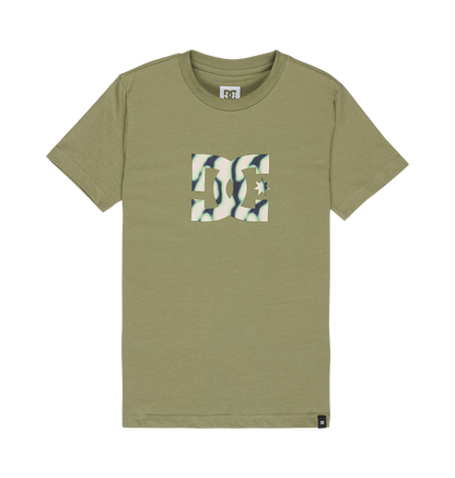 Kids' Star Filled Tee - Oil Green | DC Shoes