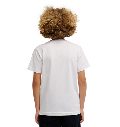 Kids' Side Flame Tee - White | DC Shoes