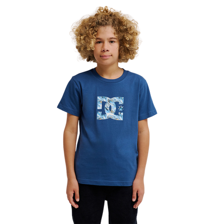 Kids' Star Filled Tee - Ensign Blue | DC Shoes