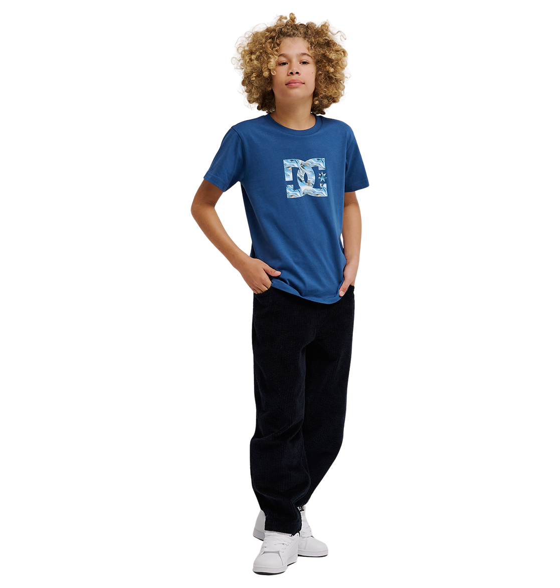 Kids' Star Filled Tee - Ensign Blue | DC Shoes