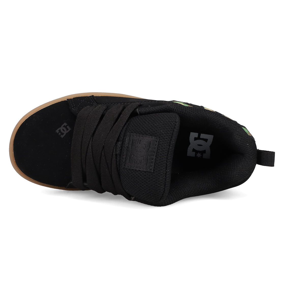 Kids' Court Graffik Shoes - Black/Camo/Gum | DC Shoes
