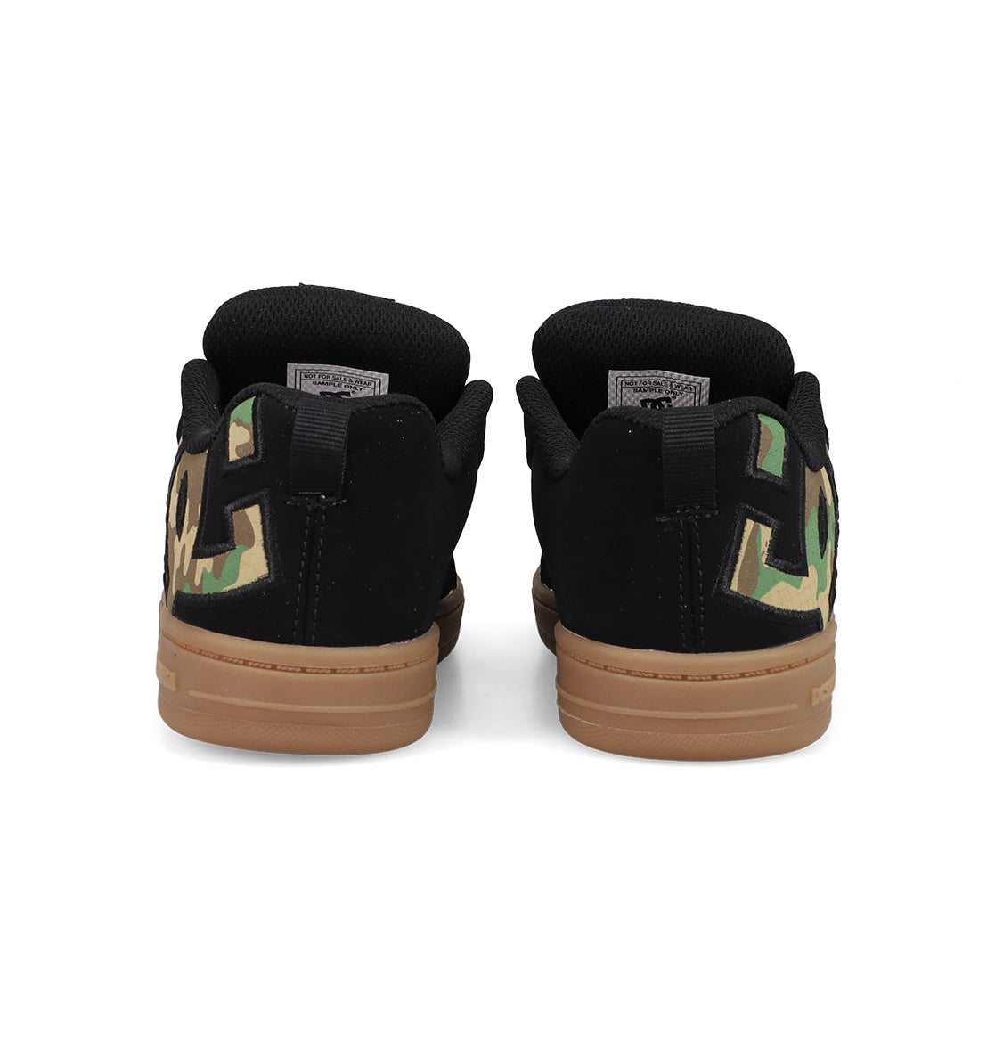 Kids' Court Graffik Shoes - Black/Camo/Gum | DC Shoes