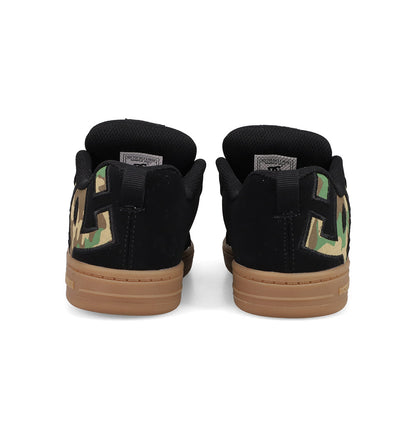Kids' Court Graffik Shoes - Black/Camo/Gum | DC Shoes