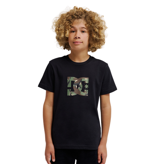Kids' Star Filled Tee - Black | DC Shoes