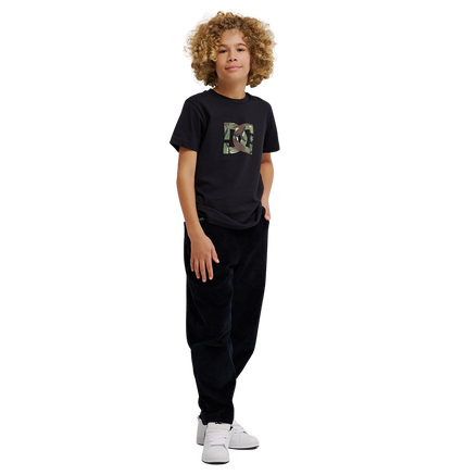 Kids' Star Filled Tee - Black | DC Shoes