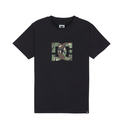 Kids' Star Filled Tee - Black | DC Shoes