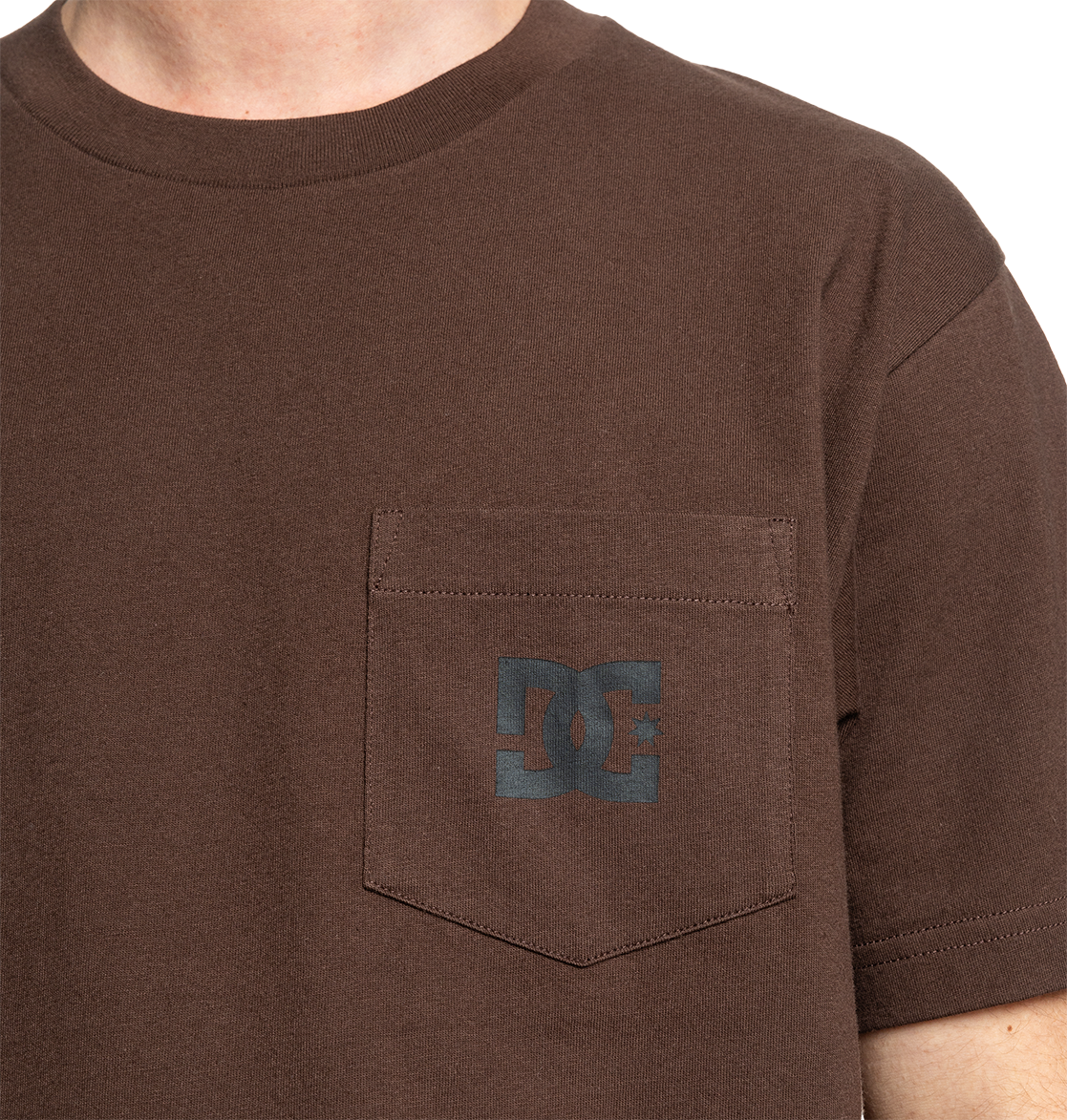 Men's DC Star Pocket Tee - Coffee Bean | DC Shoes
