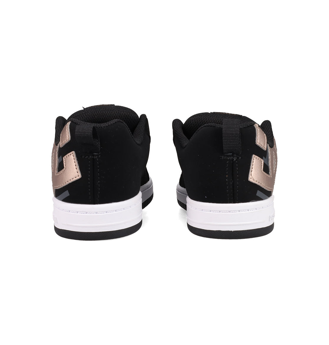 Kids' Court Graffik Shoes - Black/Rose Gold | DC Shoes