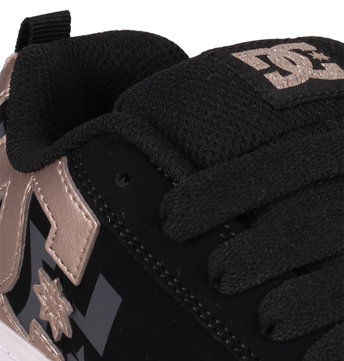 Kids' Court Graffik Shoes - Black/Rose Gold | DC Shoes