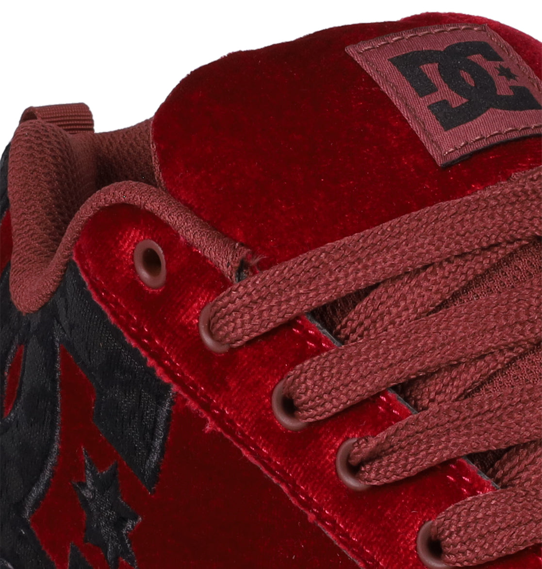 Women's Court Graffik LE Shoes - Maroon/Black | DC Shoes