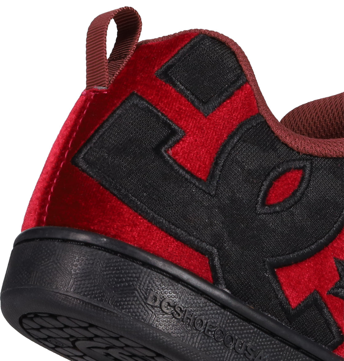 Women's Court Graffik LE Shoes - Maroon/Black | DC Shoes