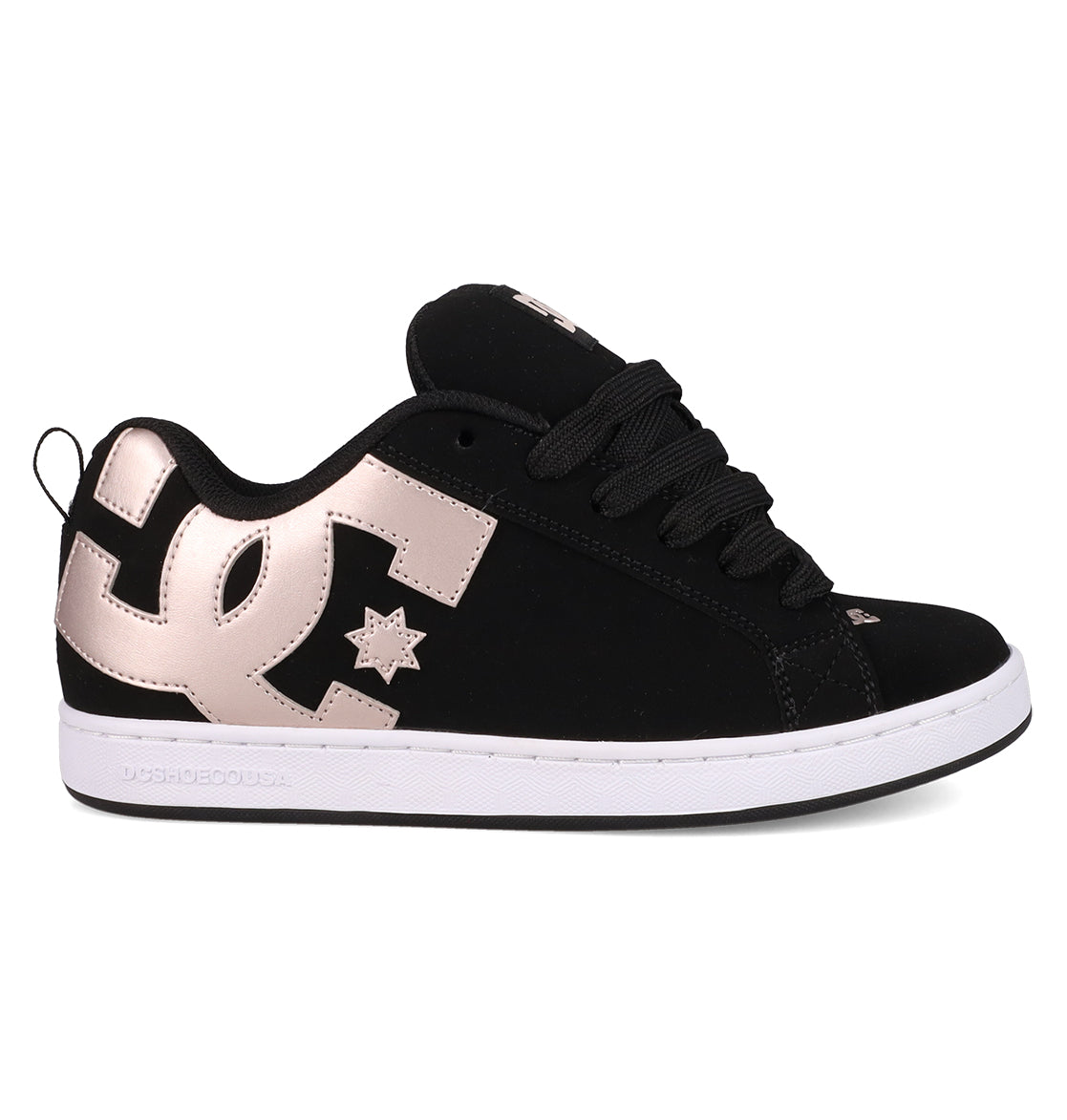 Women's Court Graffik Shoes - Black/Rose Gold | DC Shoes