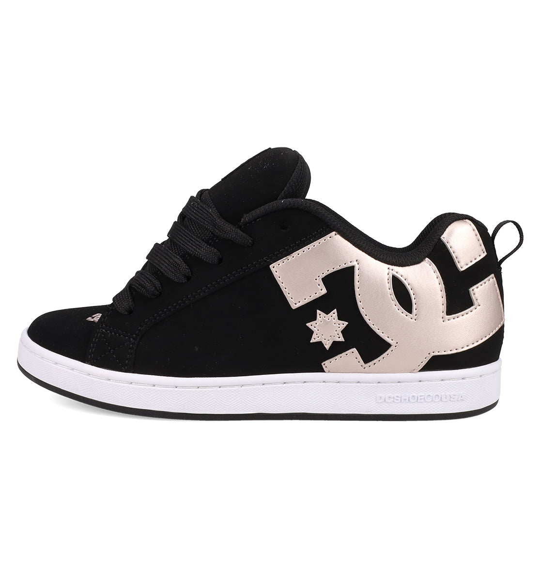 Women's Court Graffik Shoes - Black/Rose Gold | DC Shoes