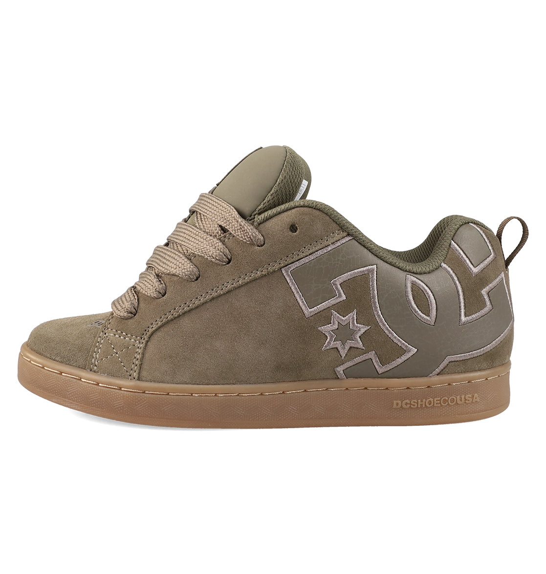 Women's Court Graffik SD Shoes - Olive/Gum | DC Shoes