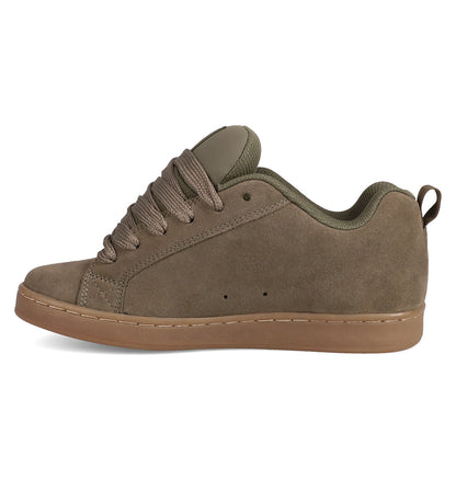 Women's Court Graffik SD Shoes - Olive/Gum | DC Shoes