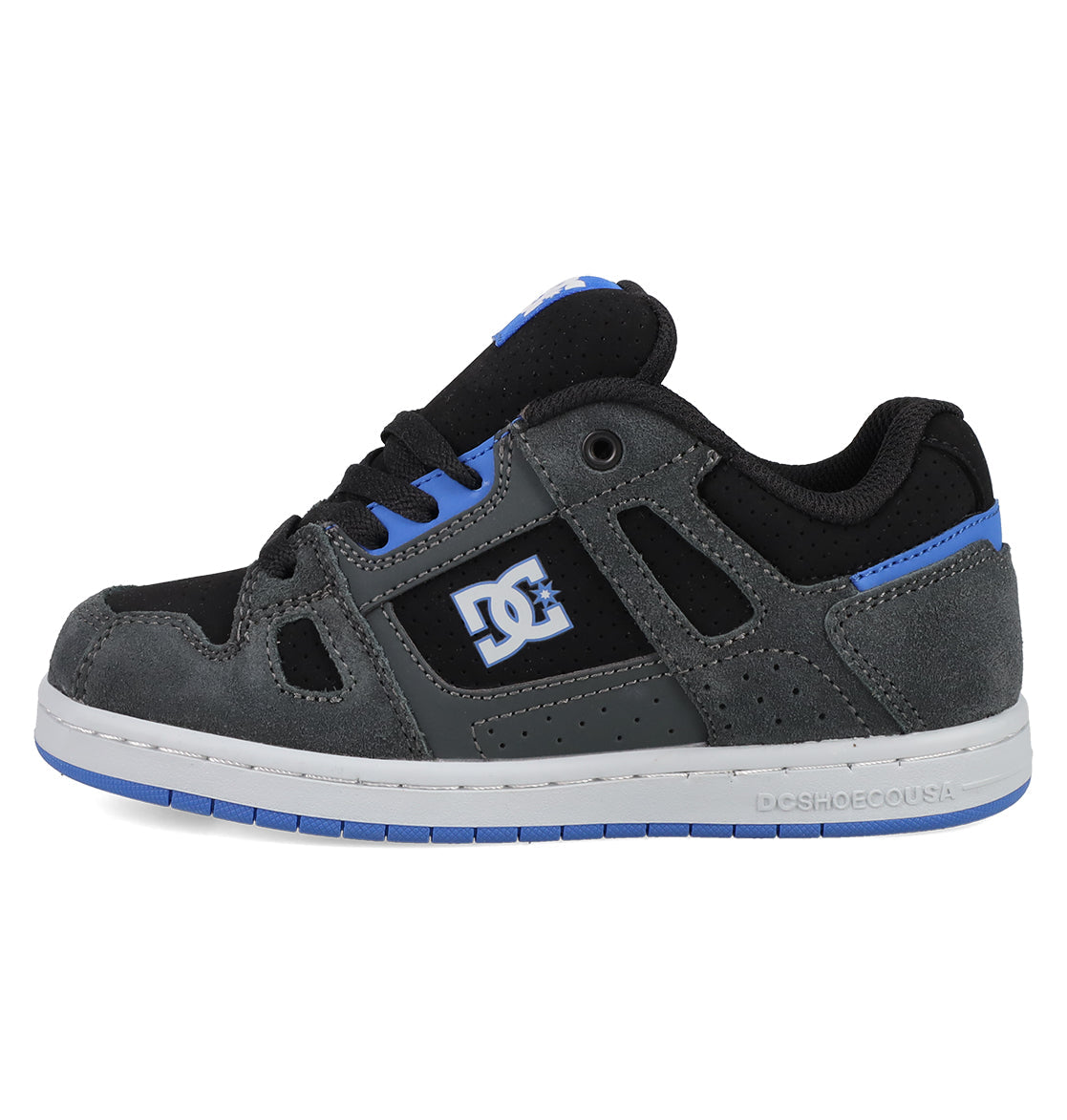 Kids' Stag Shoes - Grey/Black/Blue | DC Shoes