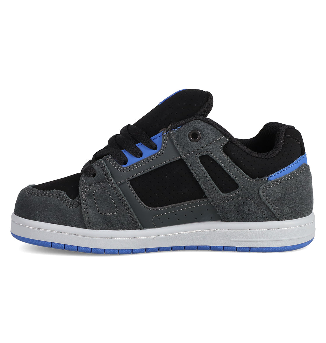 Kids' Stag Shoes - Grey/Black/Blue | DC Shoes