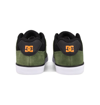 Kids' Pure Shoes - Olive/Black/Orange | DC Shoes