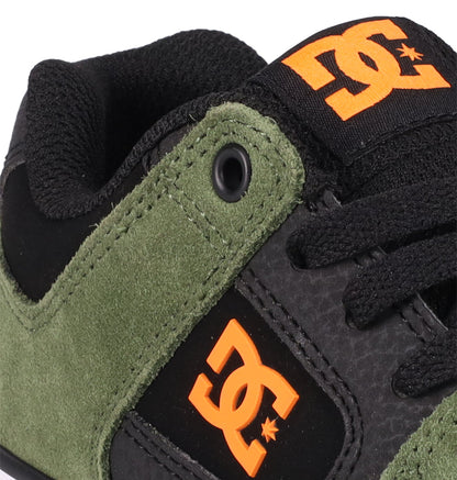 Kids' Pure Shoes - Olive/Black/Orange | DC Shoes