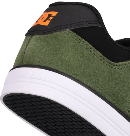 Kids' Pure Shoes - Olive/Black/Orange | DC Shoes